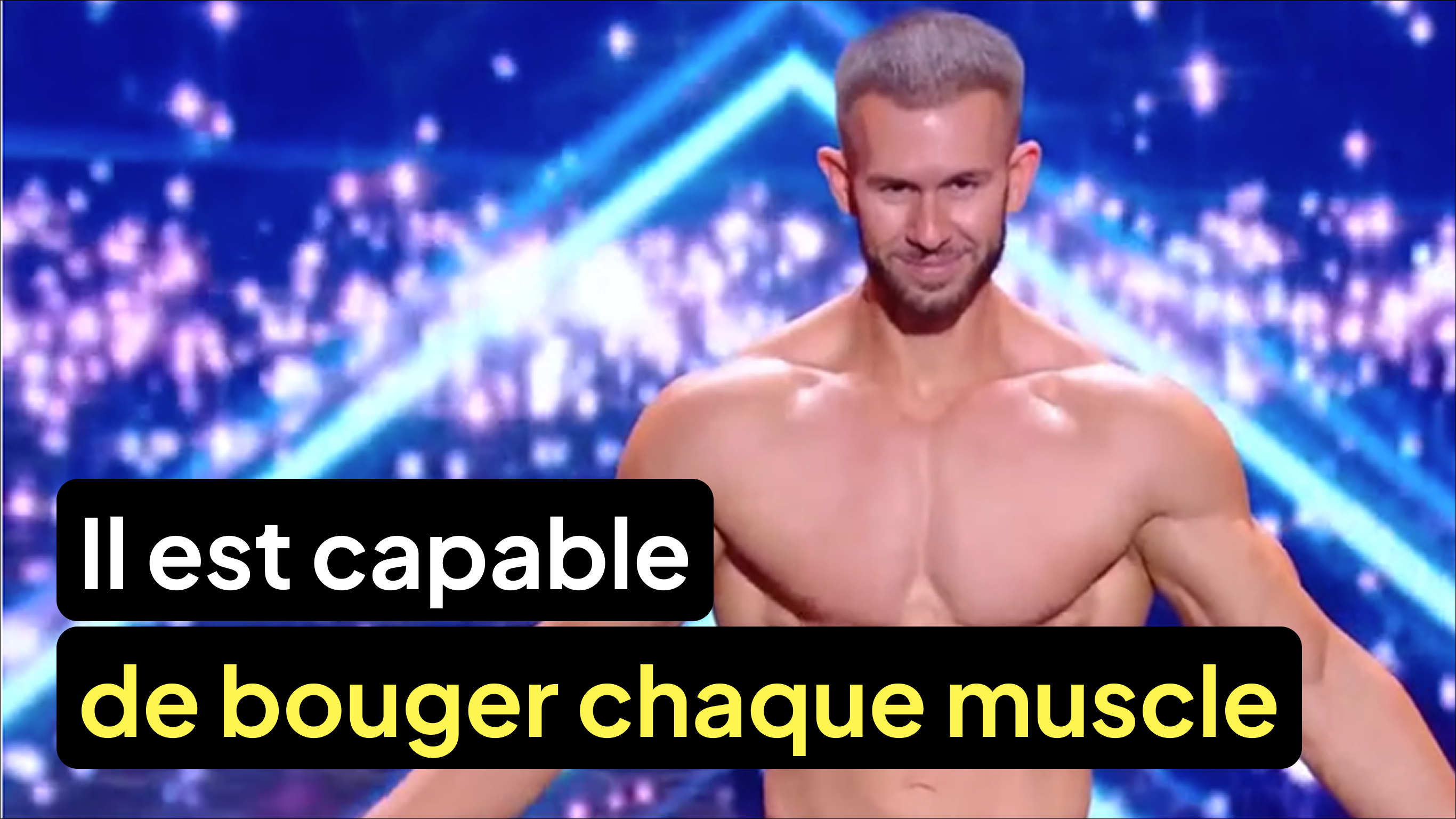 Il est capable de bouger chaque muscle de son corps