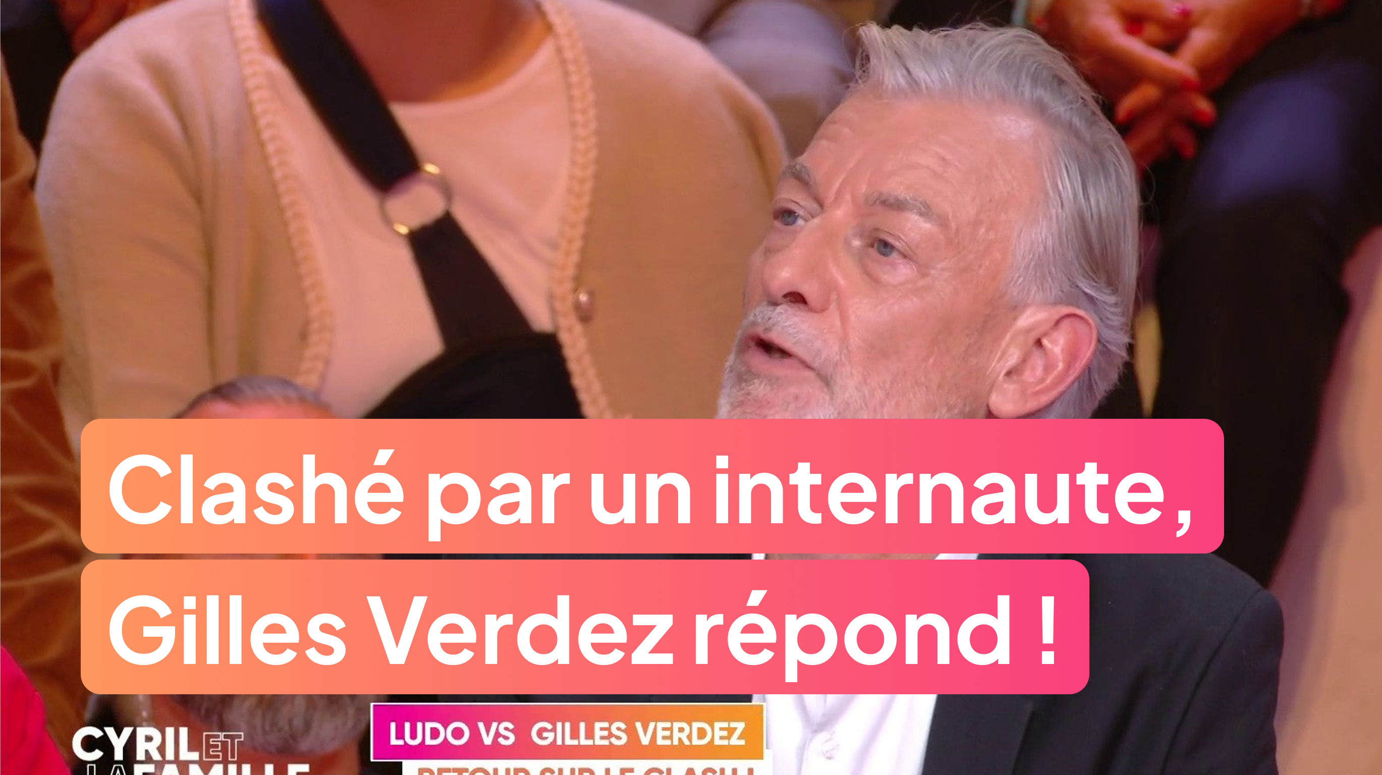 Clashé par un internaute, Gilles Verdez répond !