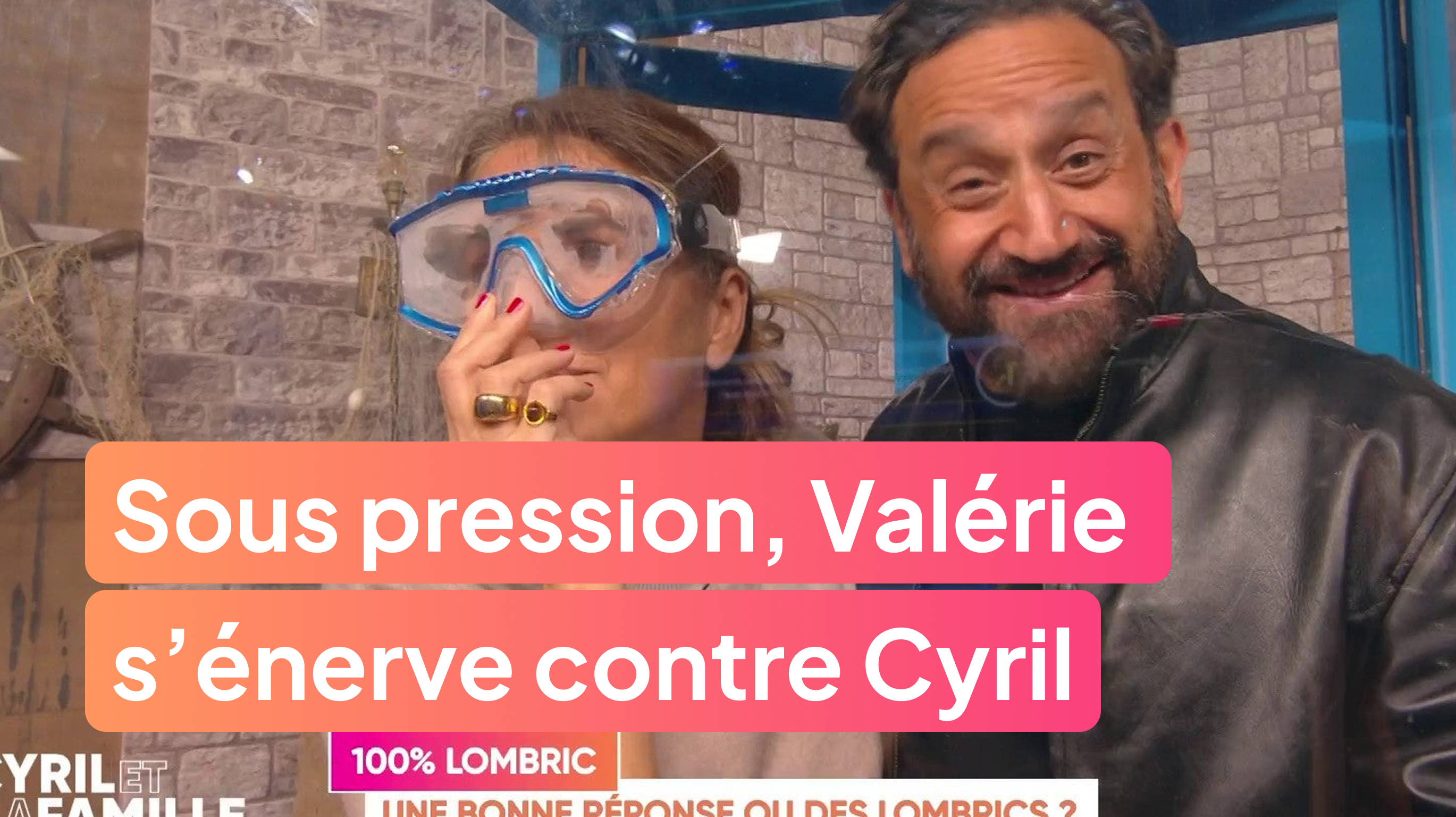 Sous pression, Valérie Bénaïm s’énerve contre Cyril Hanouna