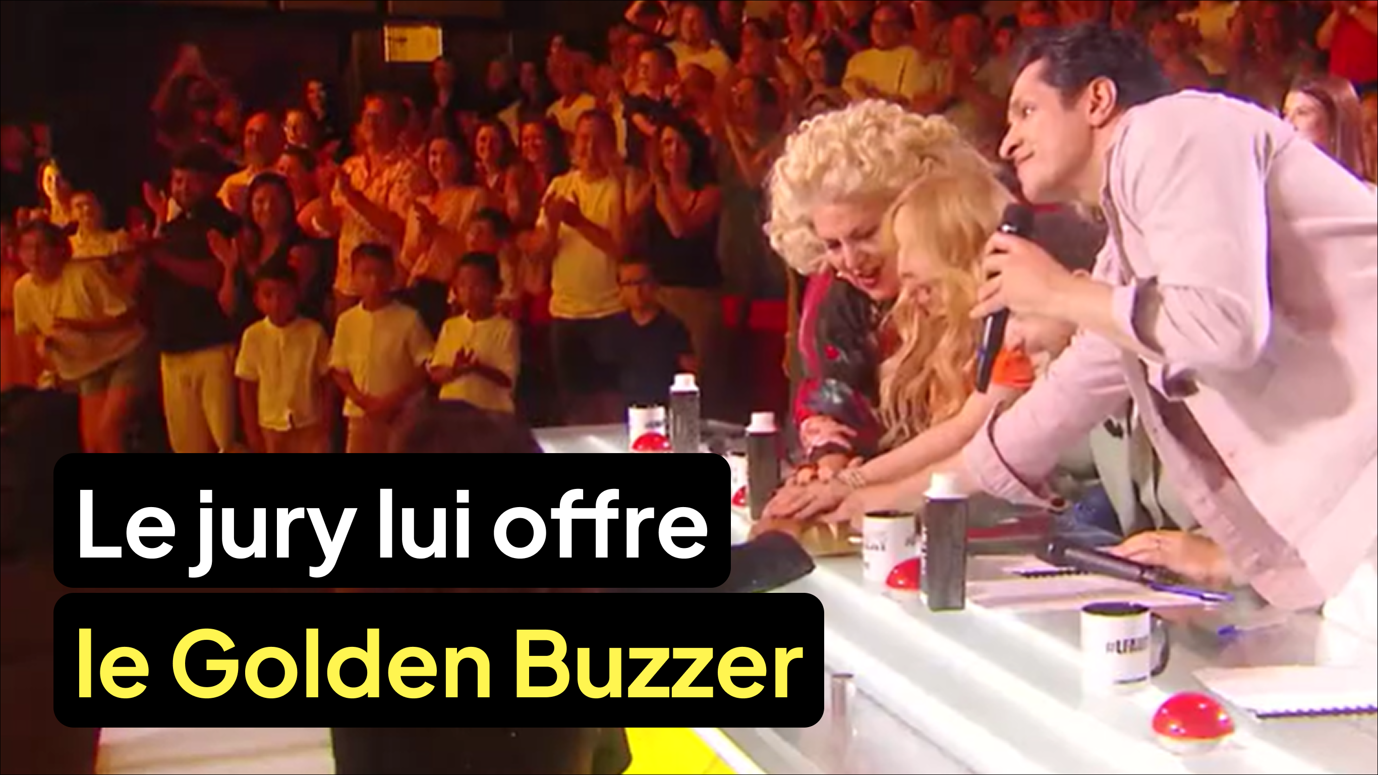 Le jury se met d’accord pour lui offrir le Golden Buzzer