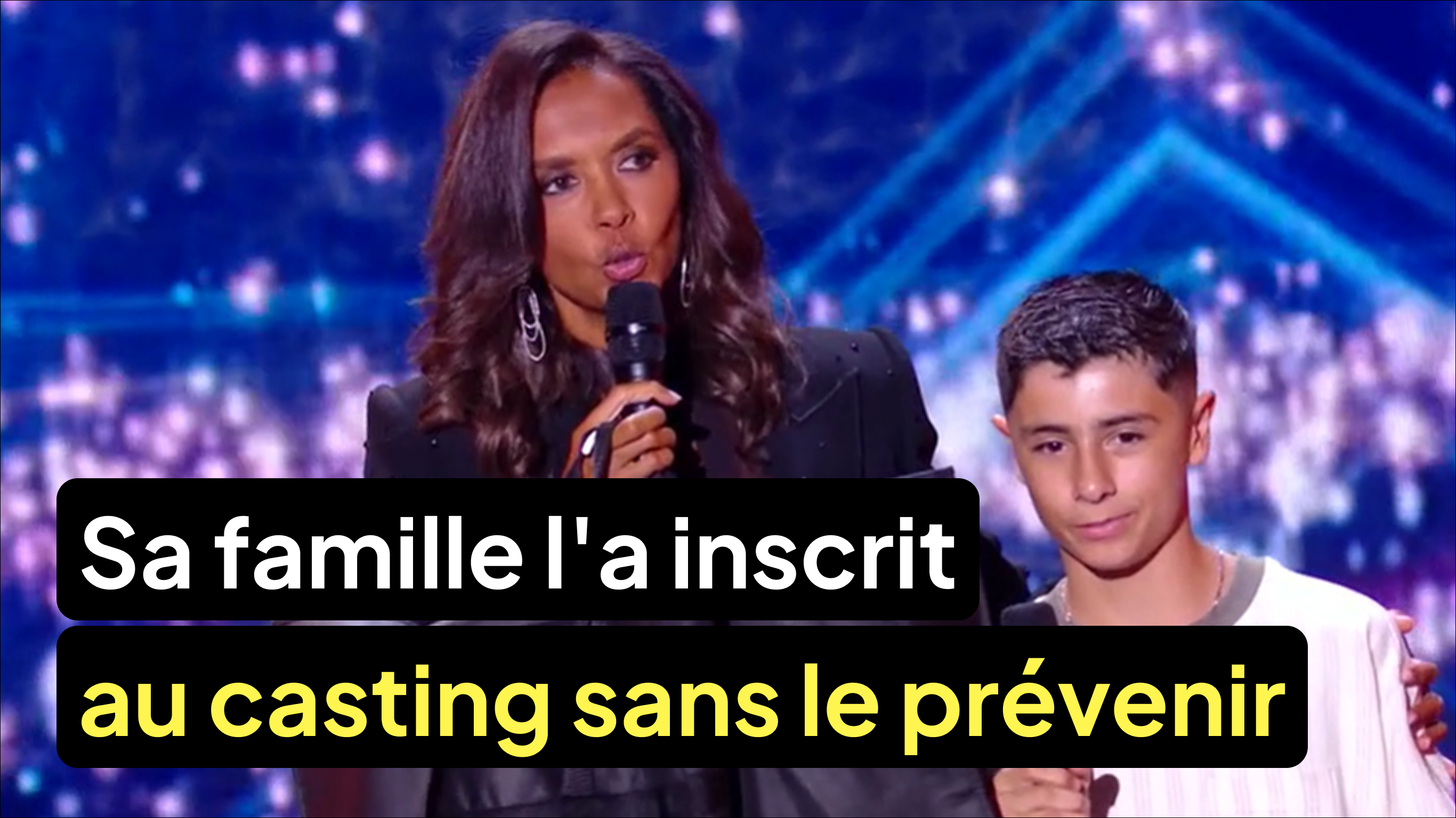 Sa famille l'a inscrit au casting sans le prévenir